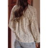 Sugar & Lace Womens Floral Embroidered Lace Blouse