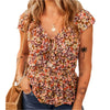 Sugar & Lace Womens Floral Print Blouse