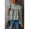 Sugar & Lace Womens Floral Print Blouse