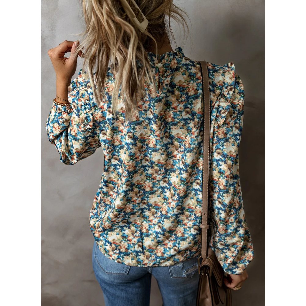 Sugar & Lace Womens Floral Print Blouse