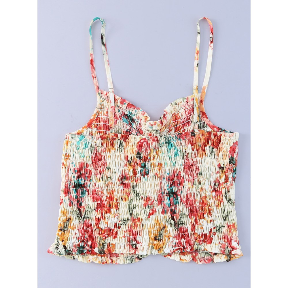 Sugar & Lace Womens Floral Tank Top