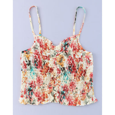 Sugar & Lace Womens Floral Tank Top