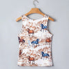 Sugar & Lace Womens Horse Hat Western Slim Tank Top Brown - SL25613943-P1720