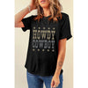 Sugar & Lace Womens "Howdy Cowboy" T-Shirt 