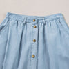 Sugar & Lace Womens Long Denim Skirt