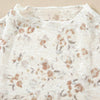 Sugar & Lace Womens Mock Neck Floral Blouse White - SL25136657-P120