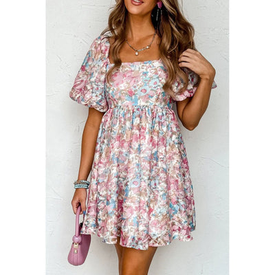 Sugar & Lace Womens Pink Floral Dress