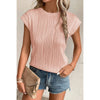 Sugar & Lace Womens Pink Wavy Blouse