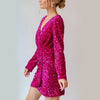 Sugar & Lace Womens Pitaya Pink Mini Dress - SL6121931-P206