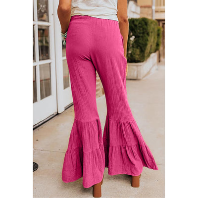 Sugar & Lace Womens Ruffled Bell Pants