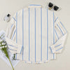 Sugar & Lace Womens Stripe Drop Shoulder Blouse