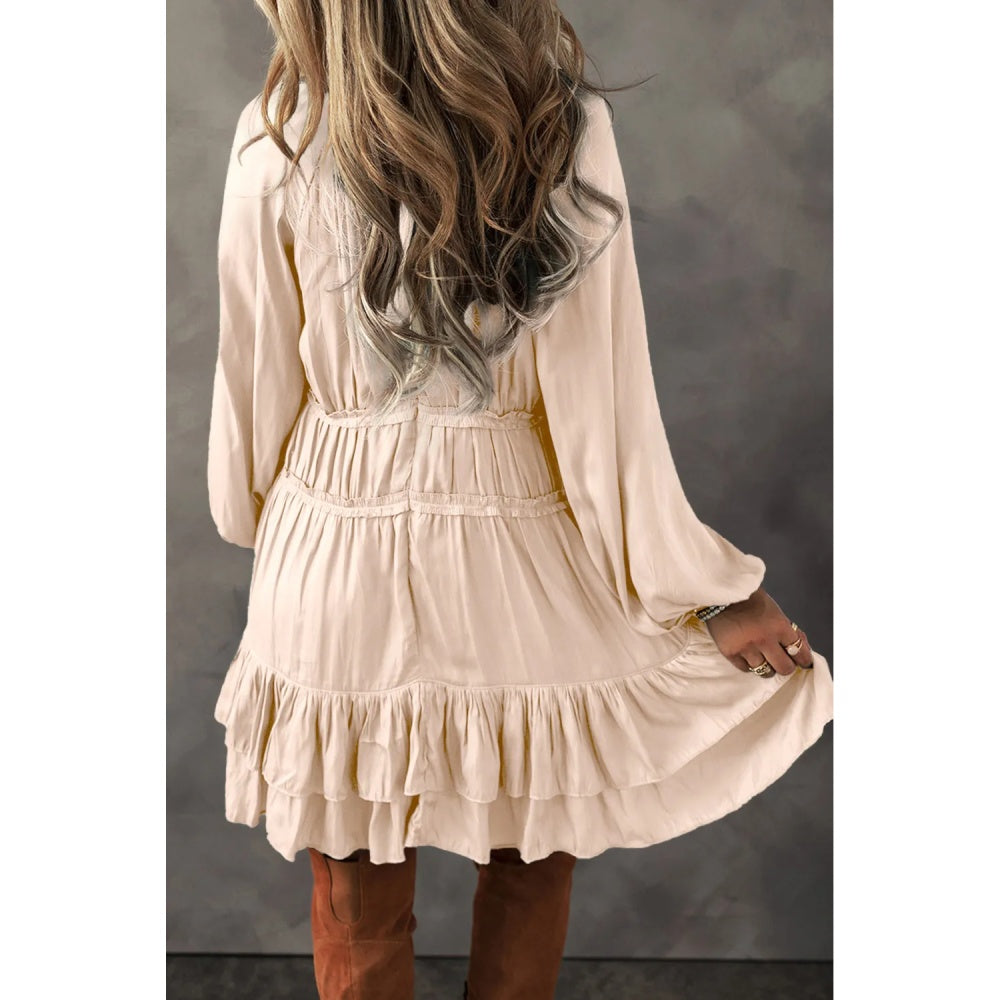 Sugar & Lace Womens Tiered Ruffled Dress