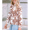 Sugar & Lace Womens Western Aztec Shirt