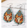 Sugar & Lace Womens Western Wooden Earrings