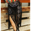 Sugar & Lace Womens Wild Thread Fringe Skirt Black - SLSK434-BLK