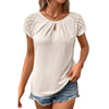 Sugar & Lace Womens Lace Sleeve Blouse