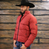Tempco Mens Durango Reversible Puffer Iron Feather Jacket