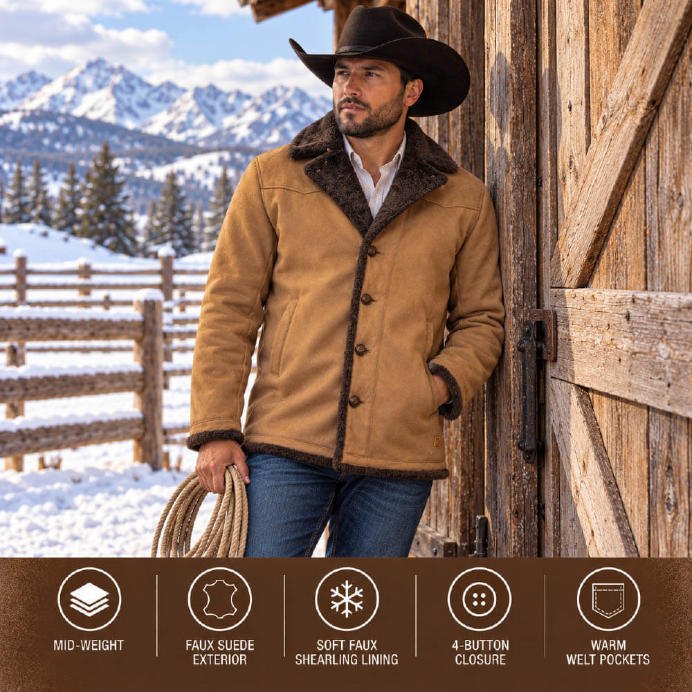 Tempco Mens Marlboro Sherpa Coat - TM6500