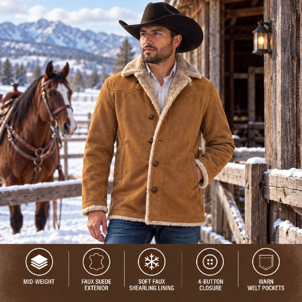Tempco Mens Marlboro Sherpa Coat - TM6500