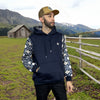 Tempco Mens Aztec Sleeve Hoodie