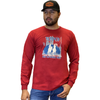 Tempco Mens Country Roads Long Sleeve T-Shirt Red - COUNTRYROADS