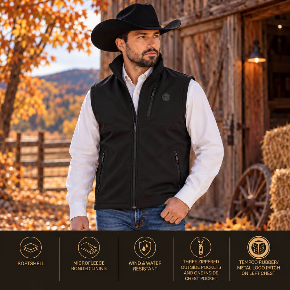 Tempco Mens Dallas Softshell Vest - TM1210