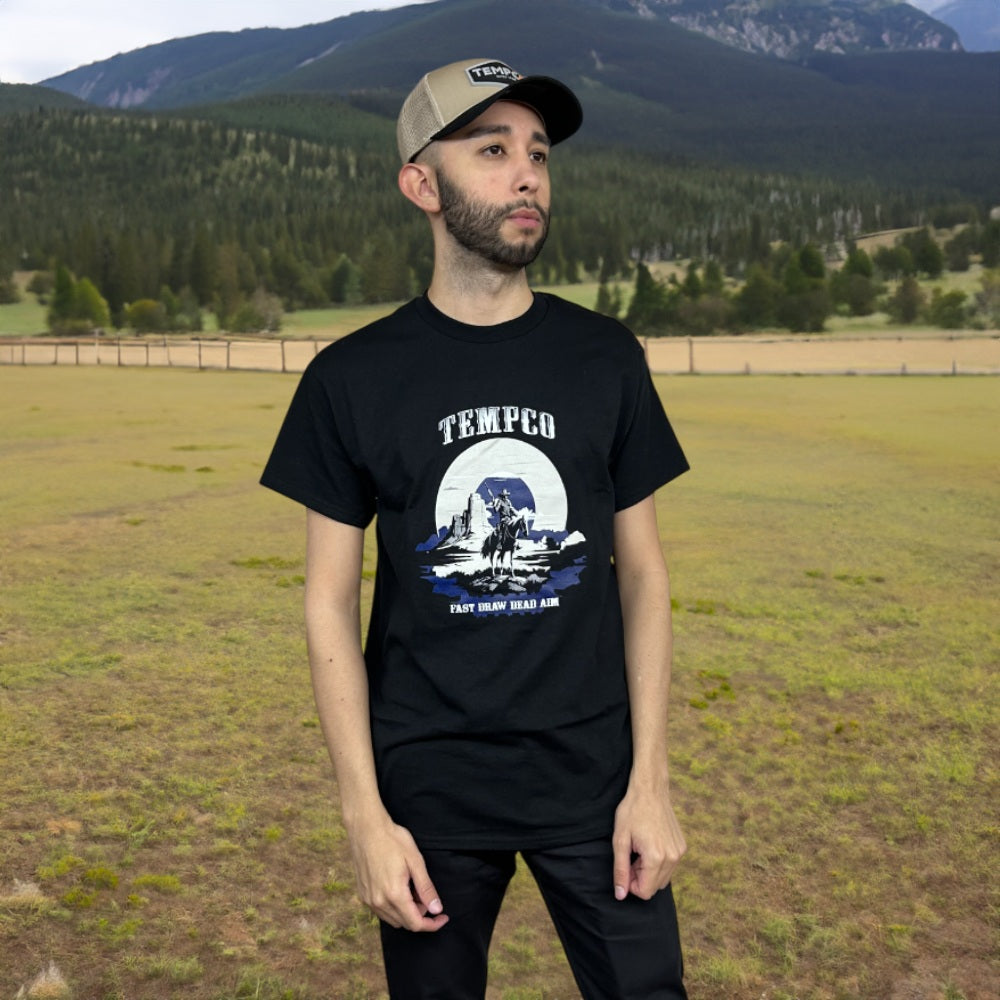 Tempco Mens Dead Aim Short Sleeve T-Shirt Black