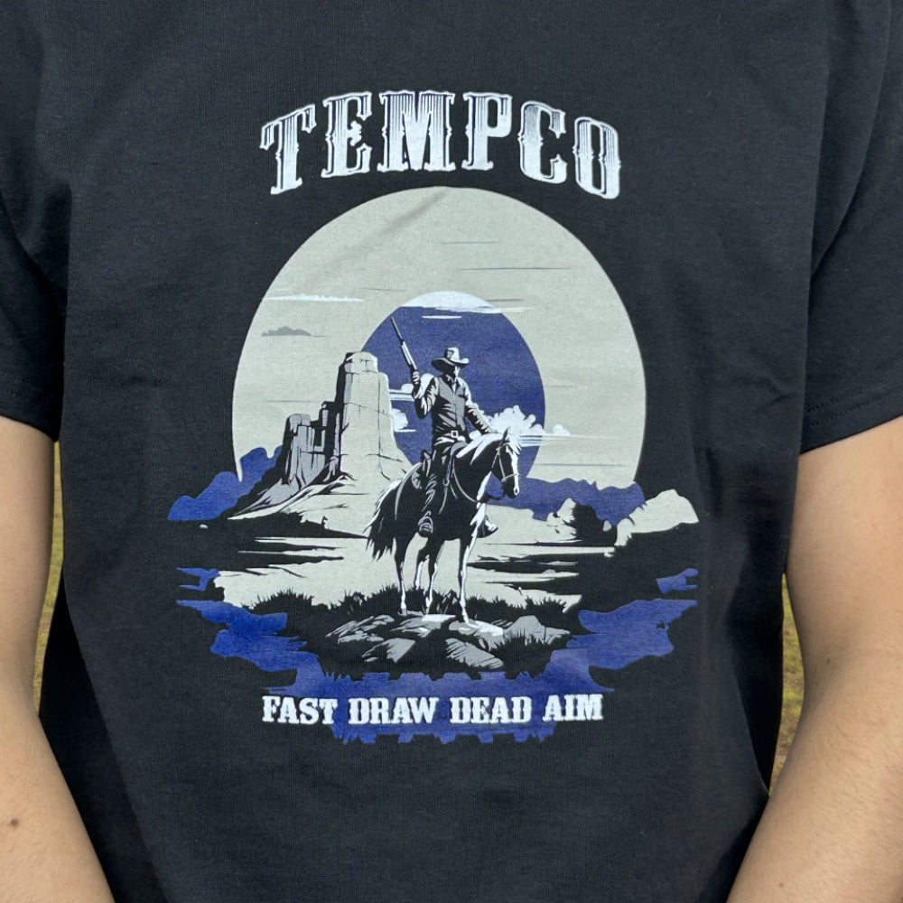 Tempco Mens Dead Aim Short Sleeve T-Shirt Black