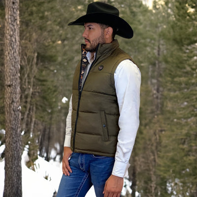 Tempco Mens Durango Reversible Puffer Vest