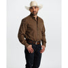 Tempco Mens El Vikingo Button Down Long Sleeve Shirt Brown/Green - TMVKBTLS-411