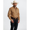 Tempco Mens El Vikingo Button Down Long Sleeve Shirt Brown - TMVKBTLS-414