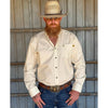 Tempco Mens El Vikingo Button Down Long Sleeve Shirt Light Yellow - TMVKBTLS-416
