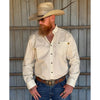 Tempco Mens El Vikingo Button Down Long Sleeve Shirt Light Yellow - TMVKBTLS-416