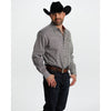 Tempco Mens El Vikingo Square Snap Long Sleeve Shirt Blue/Brown - TMVKSNLS-421