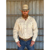 Tempco Mens El Vikingo Square Snap Long Sleeve Shirt Light Yellow - TMVKSNLS-416