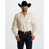 Tempco Mens El Vikingo Square Snap Long Sleeve Shirt Light Yellow - TMVKSNLS-416