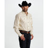 Tempco Mens El Vikingo Square Snap Long Sleeve Shirt Light Yellow - TMVKSNLS-416