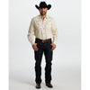 Tempco Mens El Vikingo Square Snap Long Sleeve Shirt Light Yellow - TMVKSNLS-416