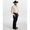 Tempco Mens El Vikingo Square Snap Long Sleeve Shirt Light Yellow - TMVKSNLS-416