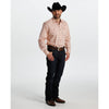 Tempco Mens El Vikingo Square Snap Long Sleeve Shirt Pink Geo - TMVKSNLS-412