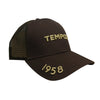 Tempco Mens Embroidered Logo Snapback Cap Brown - TCHOA203-BRN