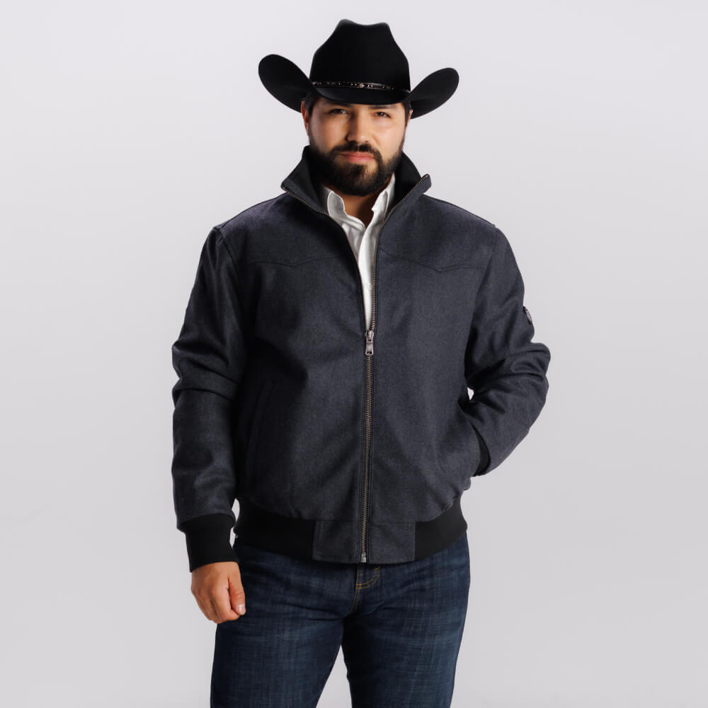 Tempco Mens Frisco Wool Blend Bomber Jacket - TM7002