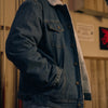 Tempco Mens Hank Sherpa Denim Jacket - TM9000