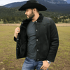 Tempco Mens Marlboro Faux Suede Shearling Jacket