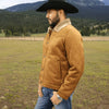 Tempco Mens Marlboro Shearling Suede Trucker Jacket