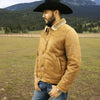 Tempco Mens Marlboro Shearling Suede Trucker Jacket