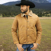 Tempco Mens Marlboro Shearling Suede Trucker Jacket