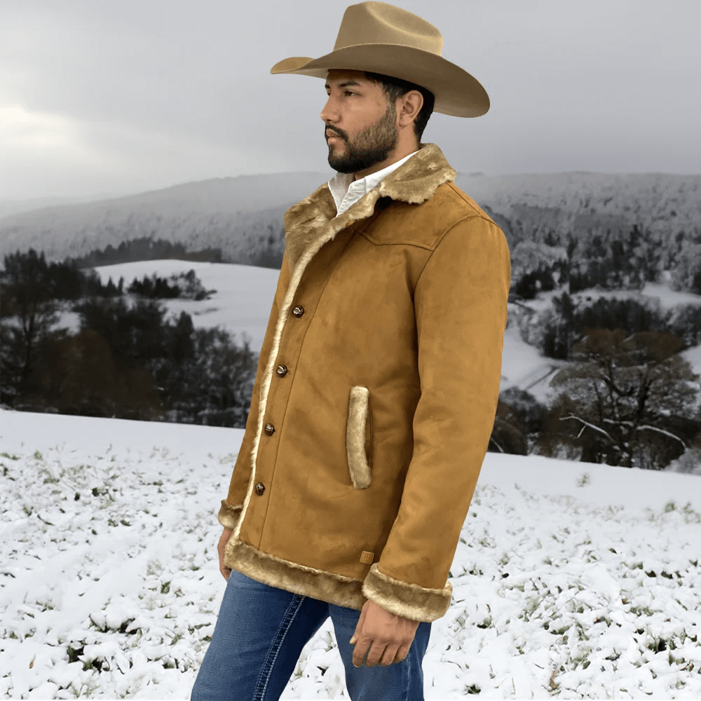 Tempco Mens Marlboro Cognac Coat Western Shop Online