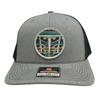 Tempco Mens Mesh Aztec Patch Cap Grey/Black - TC0001-GRY/BLK