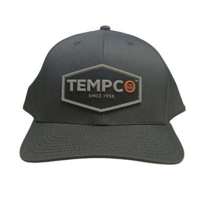 Tempco Mens Patch Cap Charcoal